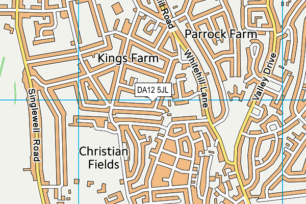 DA12 5JL map - OS VectorMap District (Ordnance Survey)
