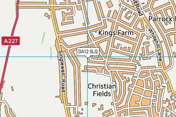 DA12 5LQ map - OS VectorMap District (Ordnance Survey)