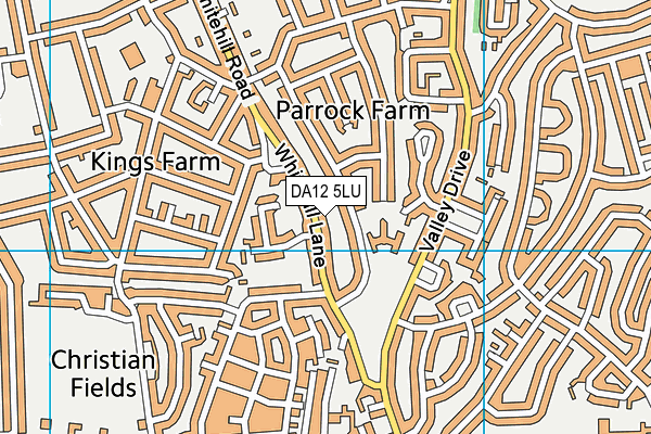 DA12 5LU map - OS VectorMap District (Ordnance Survey)