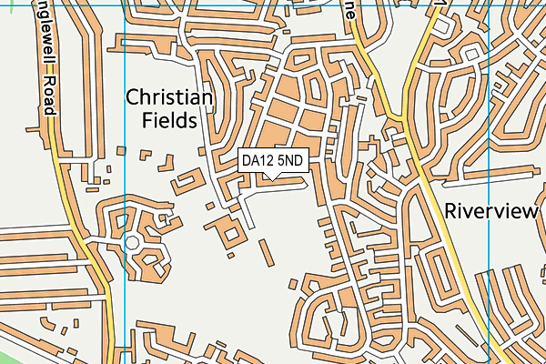 Elite Venue Sports Ground map (DA12 5ND) - OS VectorMap District (Ordnance Survey)