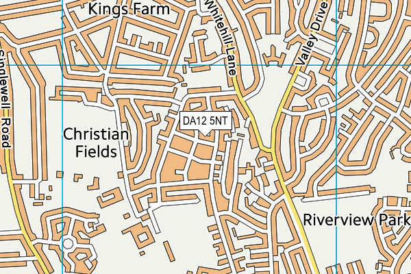 DA12 5NT map - OS VectorMap District (Ordnance Survey)