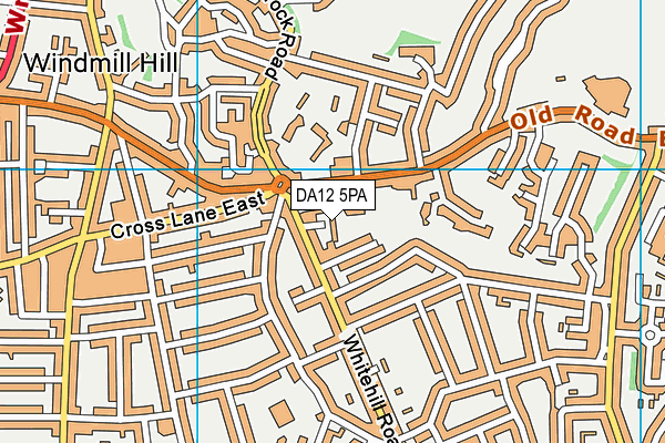 DA12 5PA map - OS VectorMap District (Ordnance Survey)