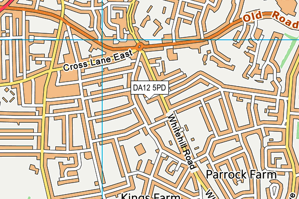 DA12 5PD map - OS VectorMap District (Ordnance Survey)
