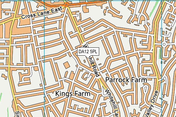 DA12 5PL map - OS VectorMap District (Ordnance Survey)