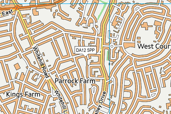 DA12 5PP map - OS VectorMap District (Ordnance Survey)