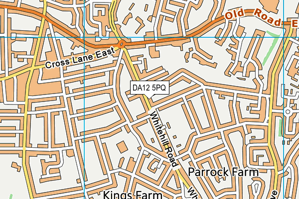 DA12 5PQ map - OS VectorMap District (Ordnance Survey)