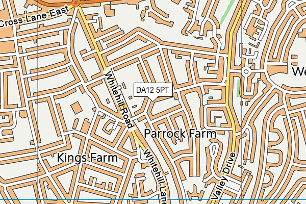 DA12 5PT map - OS VectorMap District (Ordnance Survey)