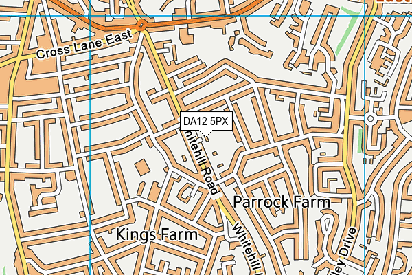 DA12 5PX map - OS VectorMap District (Ordnance Survey)