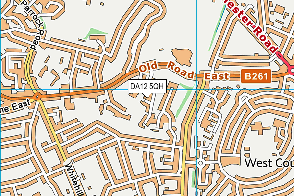 DA12 5QH map - OS VectorMap District (Ordnance Survey)
