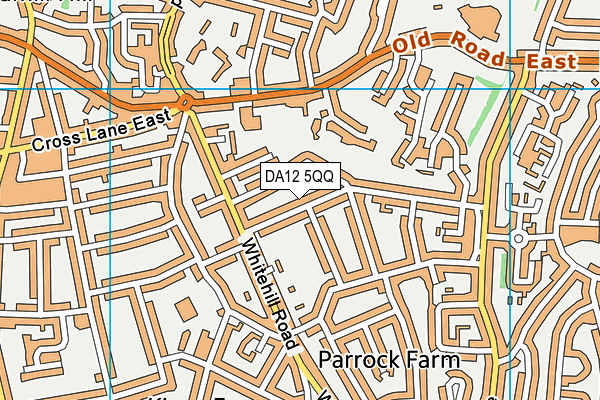 DA12 5QQ map - OS VectorMap District (Ordnance Survey)