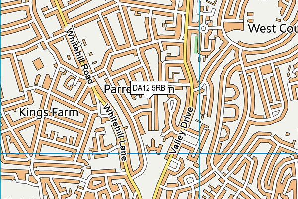 DA12 5RB map - OS VectorMap District (Ordnance Survey)