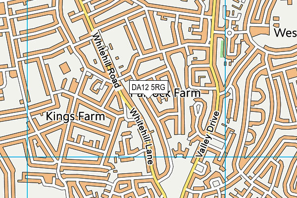 DA12 5RG map - OS VectorMap District (Ordnance Survey)