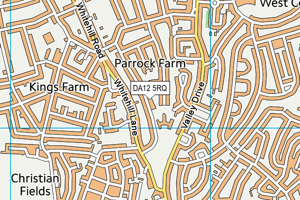 DA12 5RQ map - OS VectorMap District (Ordnance Survey)