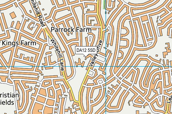 DA12 5SD map - OS VectorMap District (Ordnance Survey)