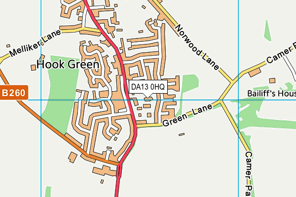 DA13 0HQ map - OS VectorMap District (Ordnance Survey)