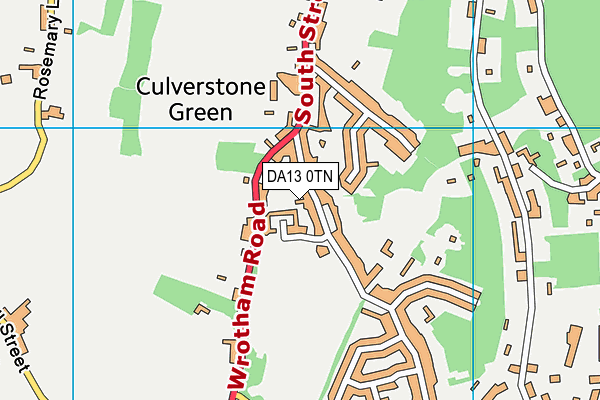 Culverstone Community Centre map (DA13 0TN) - OS VectorMap District (Ordnance Survey)
