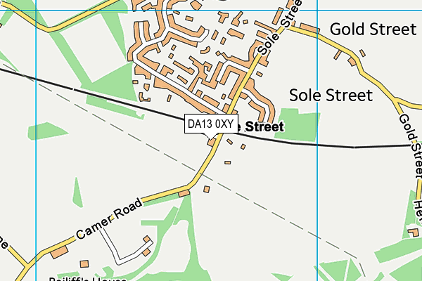 DA13 0XY map - OS VectorMap District (Ordnance Survey)