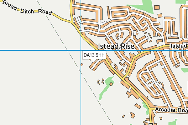 DA13 9HH map - OS VectorMap District (Ordnance Survey)