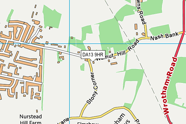 DA13 9HR map - OS VectorMap District (Ordnance Survey)