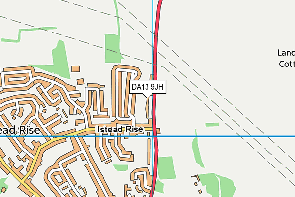 DA13 9JH map - OS VectorMap District (Ordnance Survey)