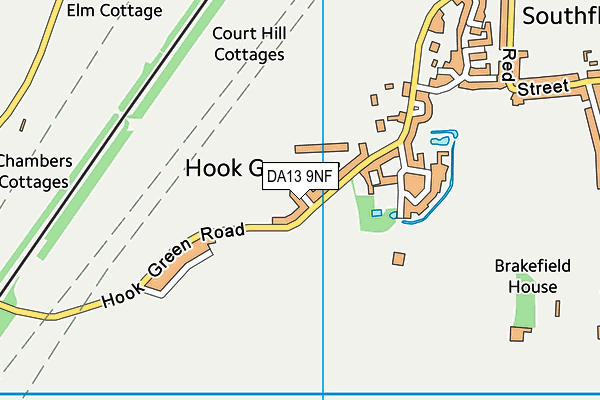 DA13 9NF map - OS VectorMap District (Ordnance Survey)