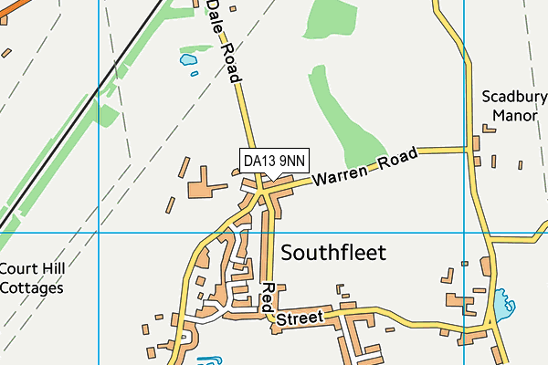 DA13 9NN map - OS VectorMap District (Ordnance Survey)
