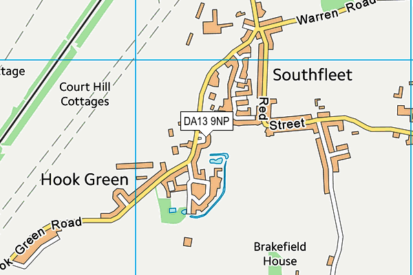 DA13 9NP map - OS VectorMap District (Ordnance Survey)