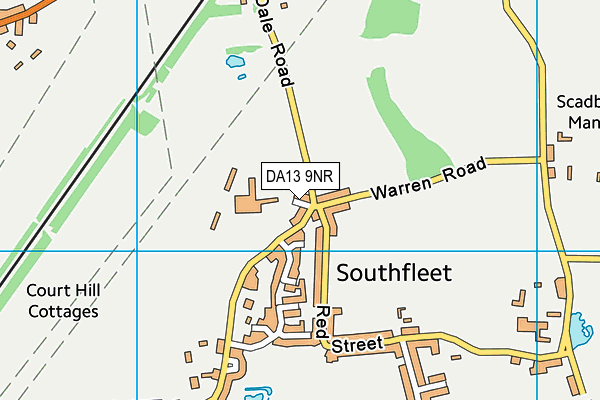Sedley's Church of England Primary School map (DA13 9NR) - OS VectorMap District (Ordnance Survey)
