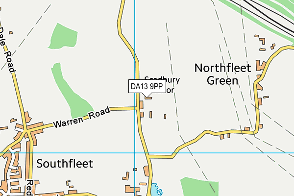 DA13 9PP map - OS VectorMap District (Ordnance Survey)
