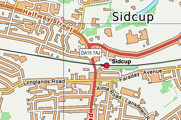Map of S.K.D SIDCUP LIMITED at district scale