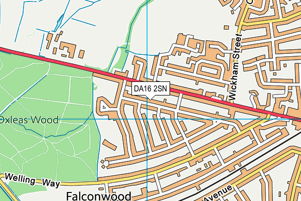 Map of FALCONWOOD INVESTMENTS LTD at district scale