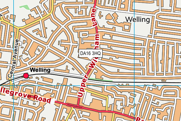 Map of G-WORKS RETAIL (WELLING) LIMITED at district scale