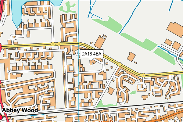 St John Fisher Catholic Primary School map (DA18 4BA) - OS VectorMap District (Ordnance Survey)