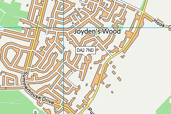 DA2 7ND map - OS VectorMap District (Ordnance Survey)