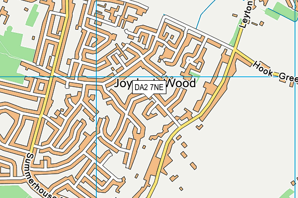 DA2 7NE map - OS VectorMap District (Ordnance Survey)