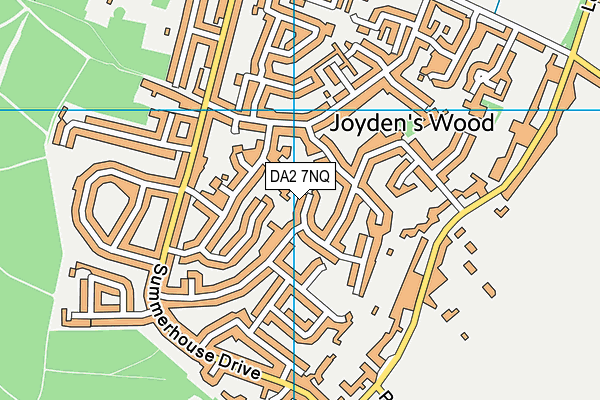 DA2 7NQ map - OS VectorMap District (Ordnance Survey)