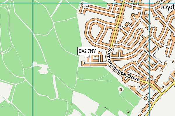 DA2 7NY map - OS VectorMap District (Ordnance Survey)