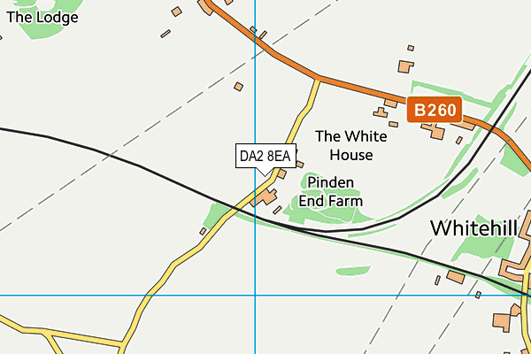 DA2 8EA map - OS VectorMap District (Ordnance Survey)