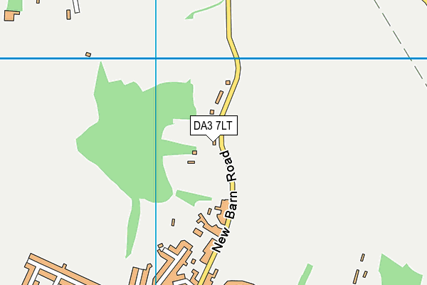 DA3 7LT map - OS VectorMap District (Ordnance Survey)