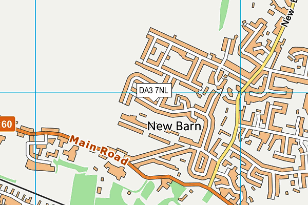 DA3 7NL map - OS VectorMap District (Ordnance Survey)