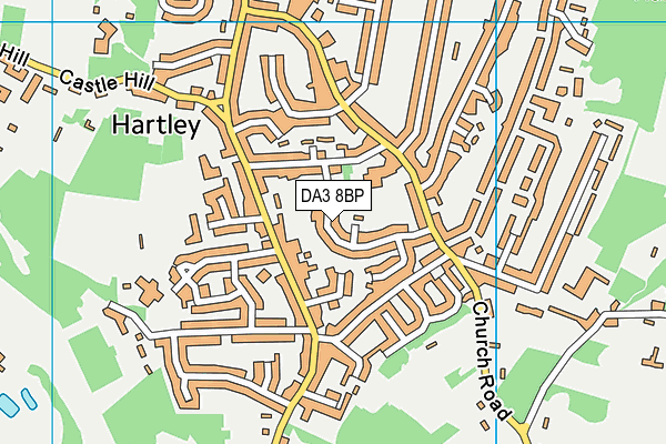 Map of DARTLEY LTD at district scale