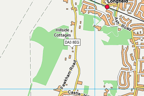 DA3 8EG map - OS VectorMap District (Ordnance Survey)