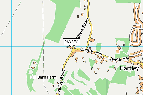 DA3 8EQ map - OS VectorMap District (Ordnance Survey)