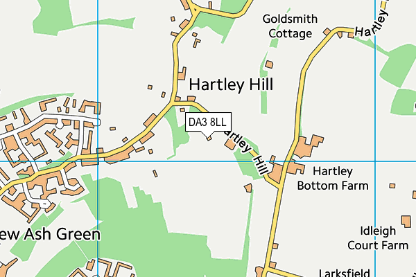 DA3 8LL map - OS VectorMap District (Ordnance Survey)