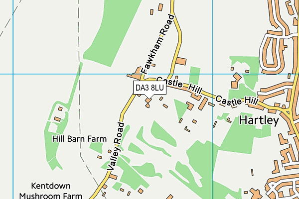 DA3 8LU map - OS VectorMap District (Ordnance Survey)