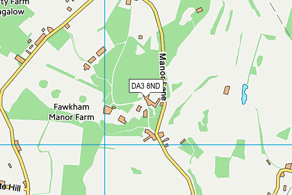DA3 8ND map - OS VectorMap District (Ordnance Survey)