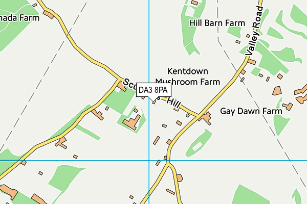 DA3 8PA map - OS VectorMap District (Ordnance Survey)
