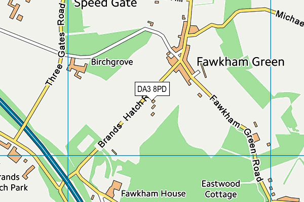 Map of FAWKHAM GREEN GARAGE LIMITED at district scale