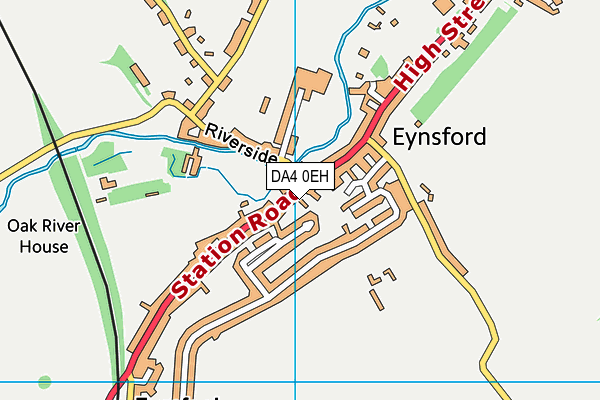 DA4 0EH map - OS VectorMap District (Ordnance Survey)
