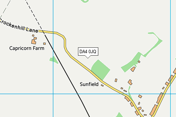 DA4 0JQ map - OS VectorMap District (Ordnance Survey)